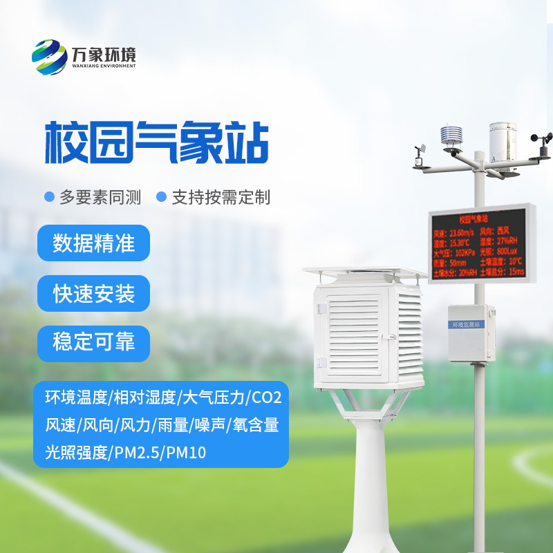 ??安裝校園環境氣象站的作用