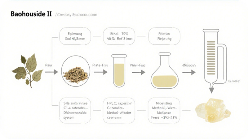 Baohuoside I CAS 113558-15-9 flow chart